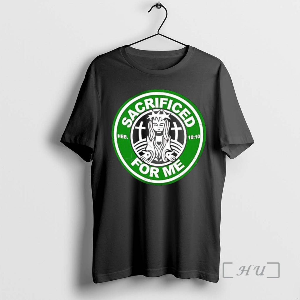 Officials Sacrificed For Me Jesus Heb 10 10 Parody Logo