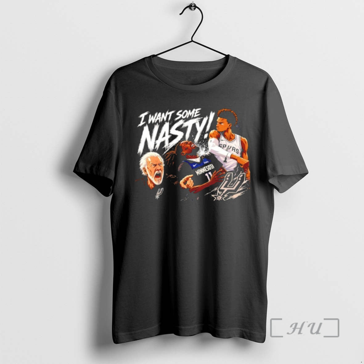 Officials San Antonio Spurs And Minnesota Timberwolves I Want Some Nasty Premium T Shirts Sweater