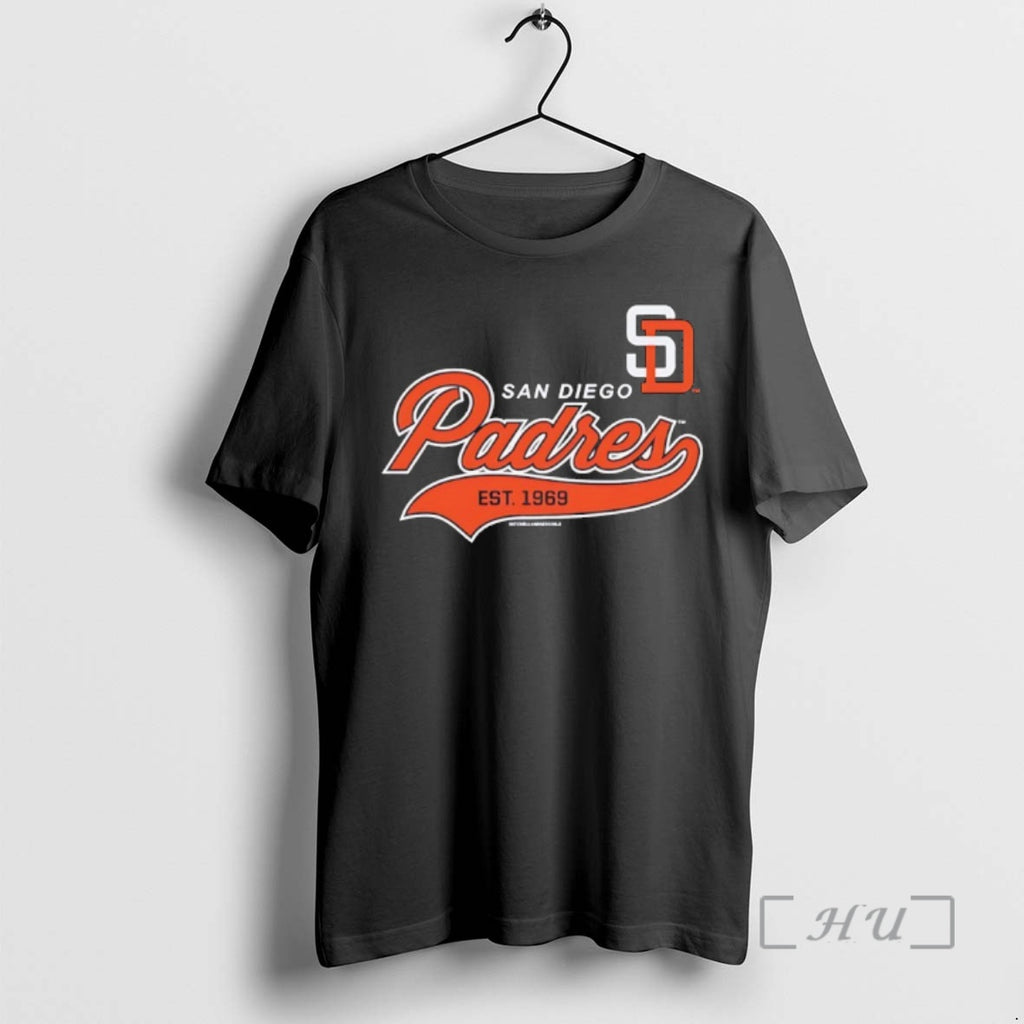 Officials San Diego Padres Baseball Est 1969 Logo