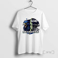Officials Seahawks Eagle Head Lightning Bolt Helmet Split Graphic