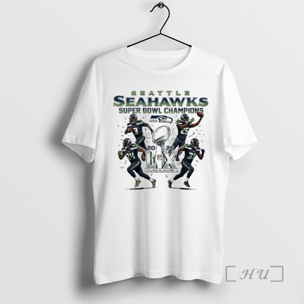 Officials Seattle Football Champions Lx 2026 Moment Players Graphic