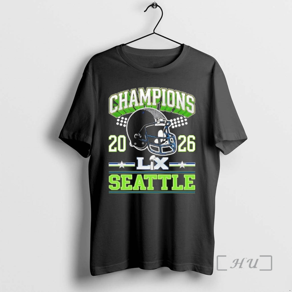 Officials Seattle Football Champions Vintage 2026 Helmet