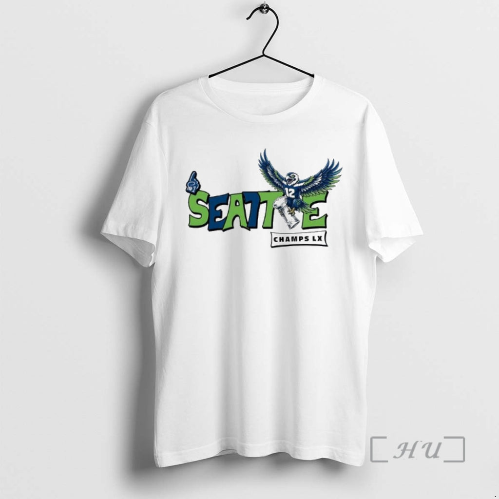 Officials Seattle Football Champs 12th Man Osprey Head Graphic