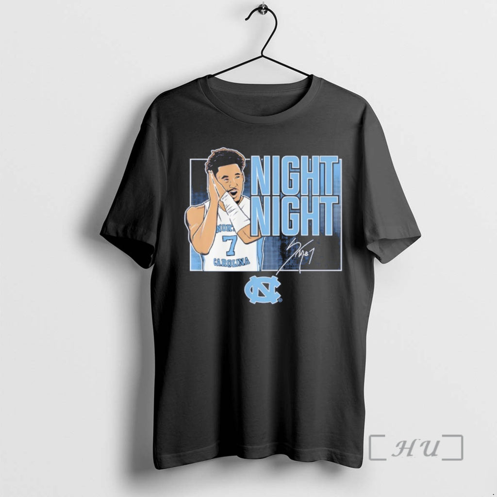 Officials Seth Trimble Said Night Night North Carolina Tar Heels Basketball Signature Premium T Shirts