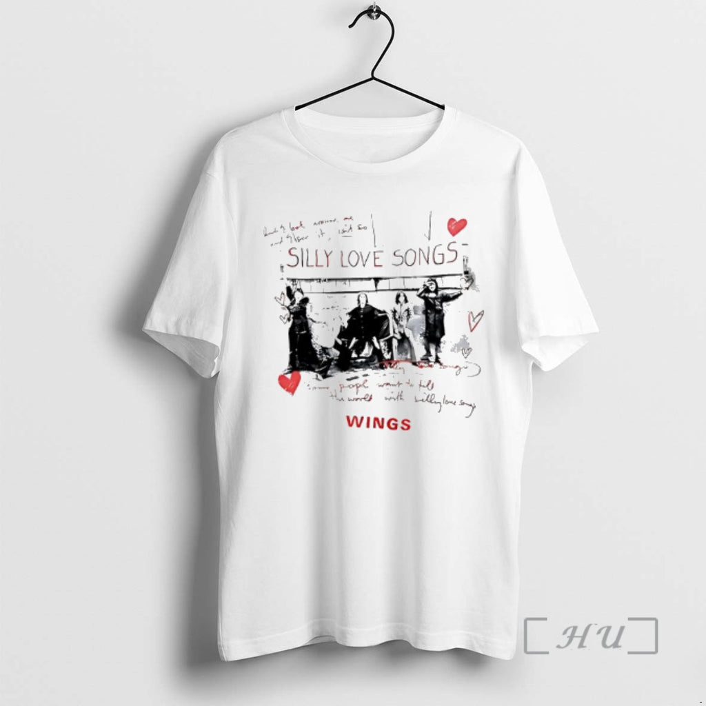 Officials Silly Love Songs Wings Red Heart Music Band