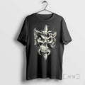 Officials Skull And Knife With Brass Knuckles Dark Art