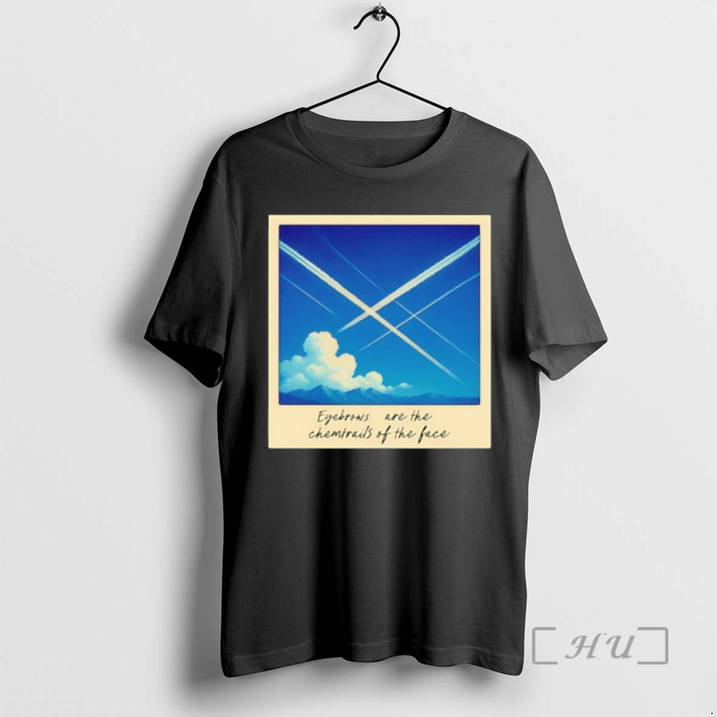 Officials Sky Clouds And Mountain Eyebrows Are The Chemtrails Of The Face Premium T Shirts