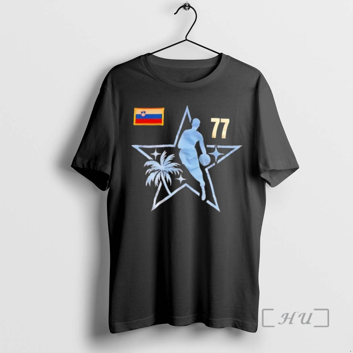 Officials Slovenia Flag Number 77 Luka Doncic Dallas Basketball Star