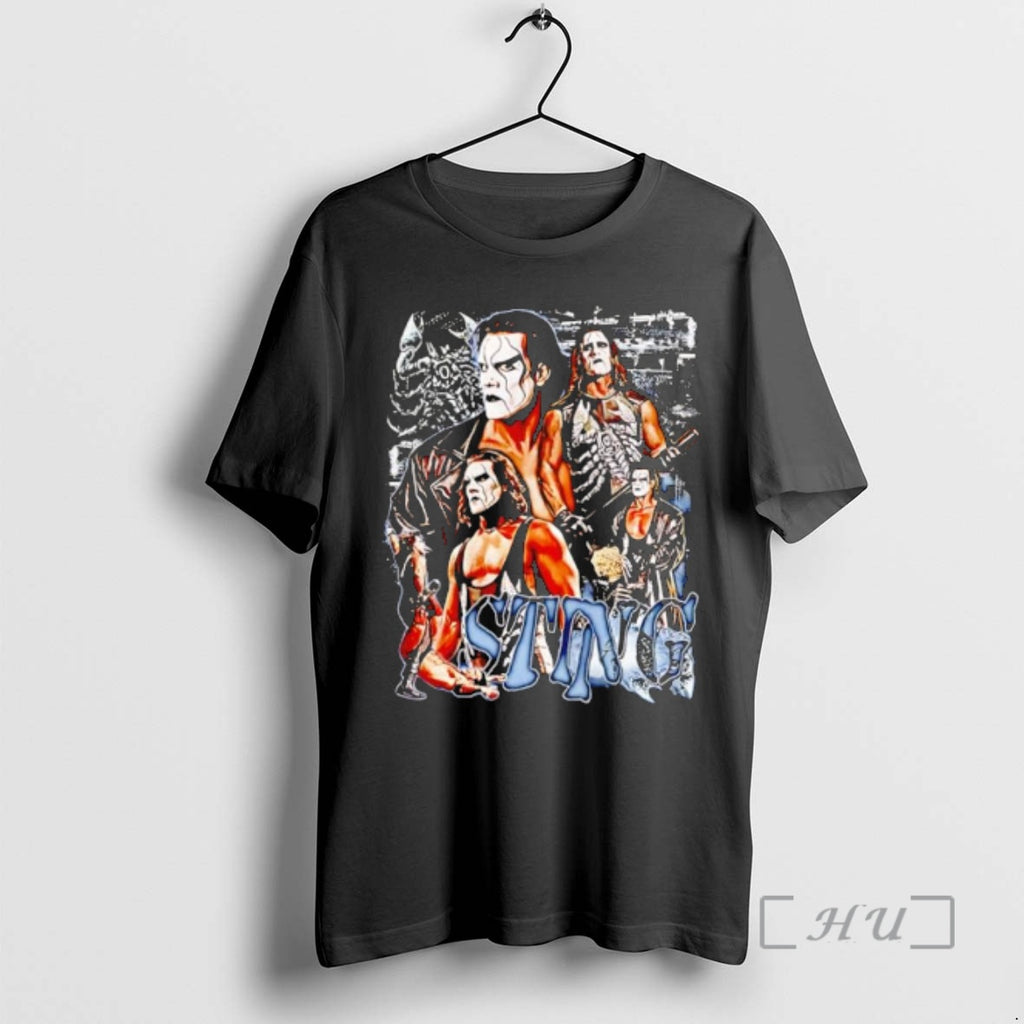 Officials Sting Wrestling Legend Scorpion Collage Purple Smoke Signature