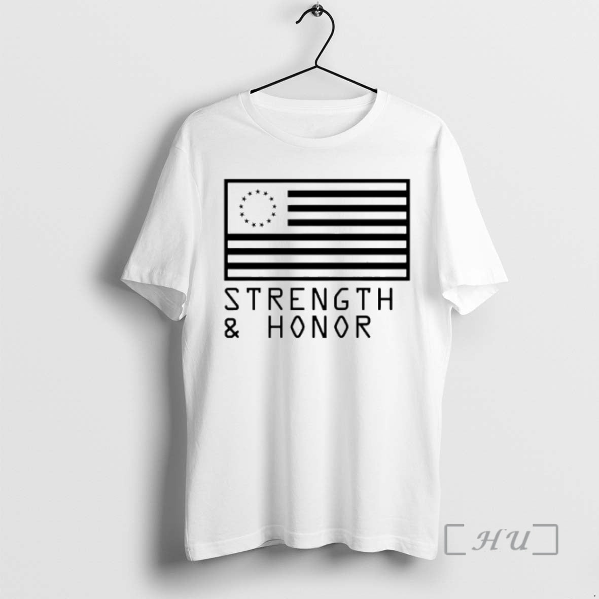 Officials Strength Honor Usa Flag