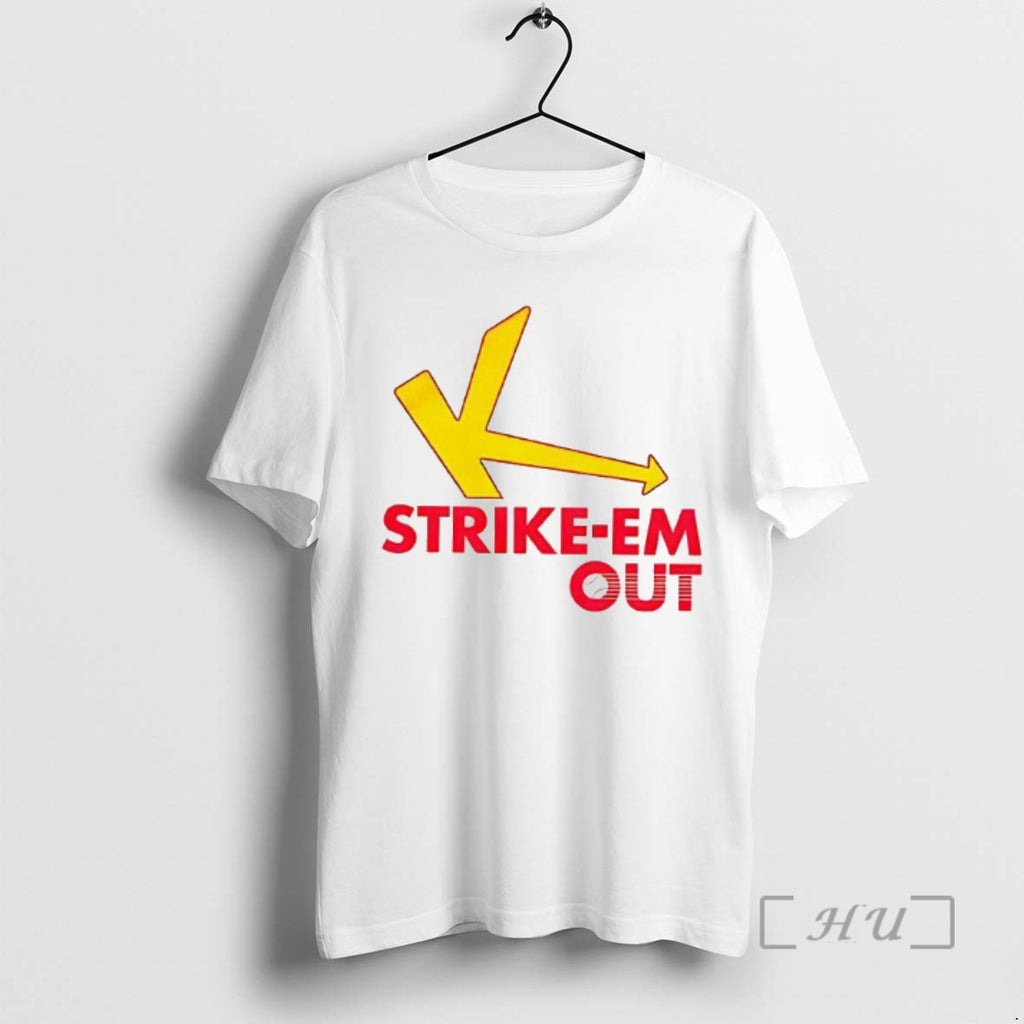 Officials Strike Em Out Logo Woman