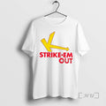 Officials Strike Em Out Logo Woman