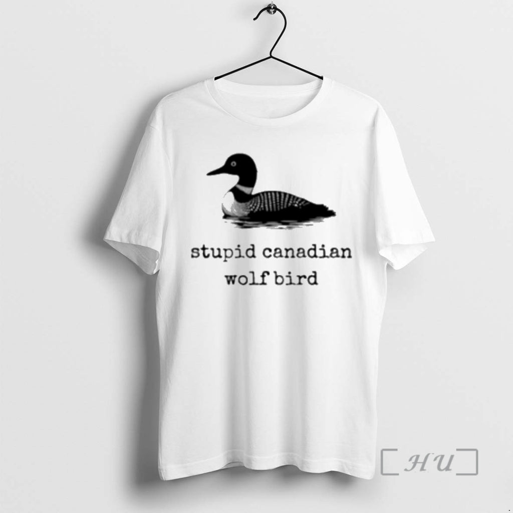 Officials Stupid Canadian Wolf Bird Logo