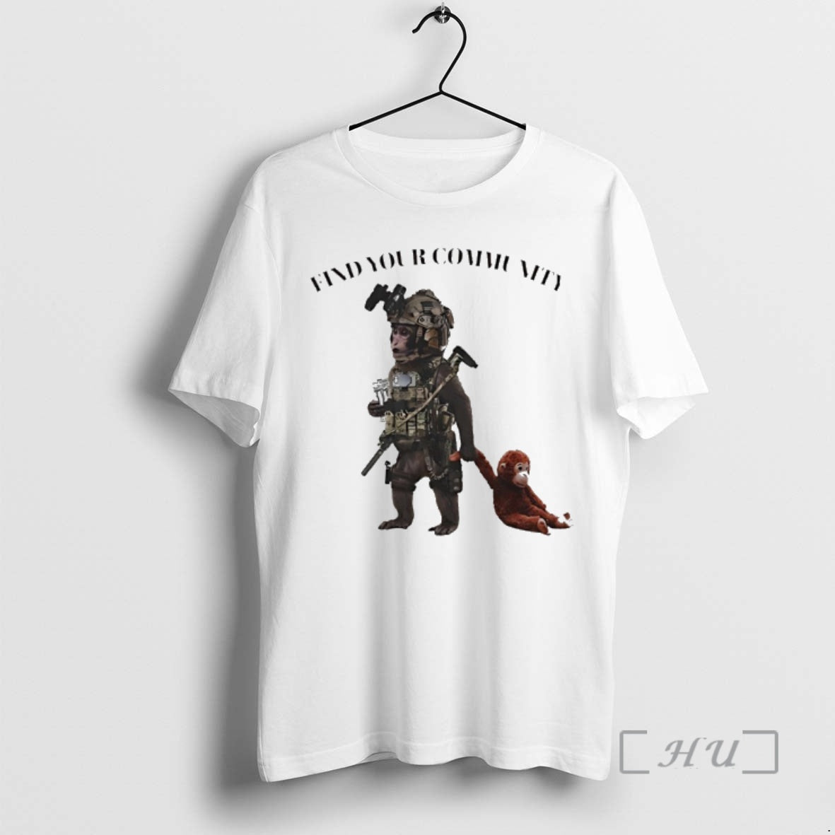 Officials Tactical Punch The Monkey Find Your Community Graphic