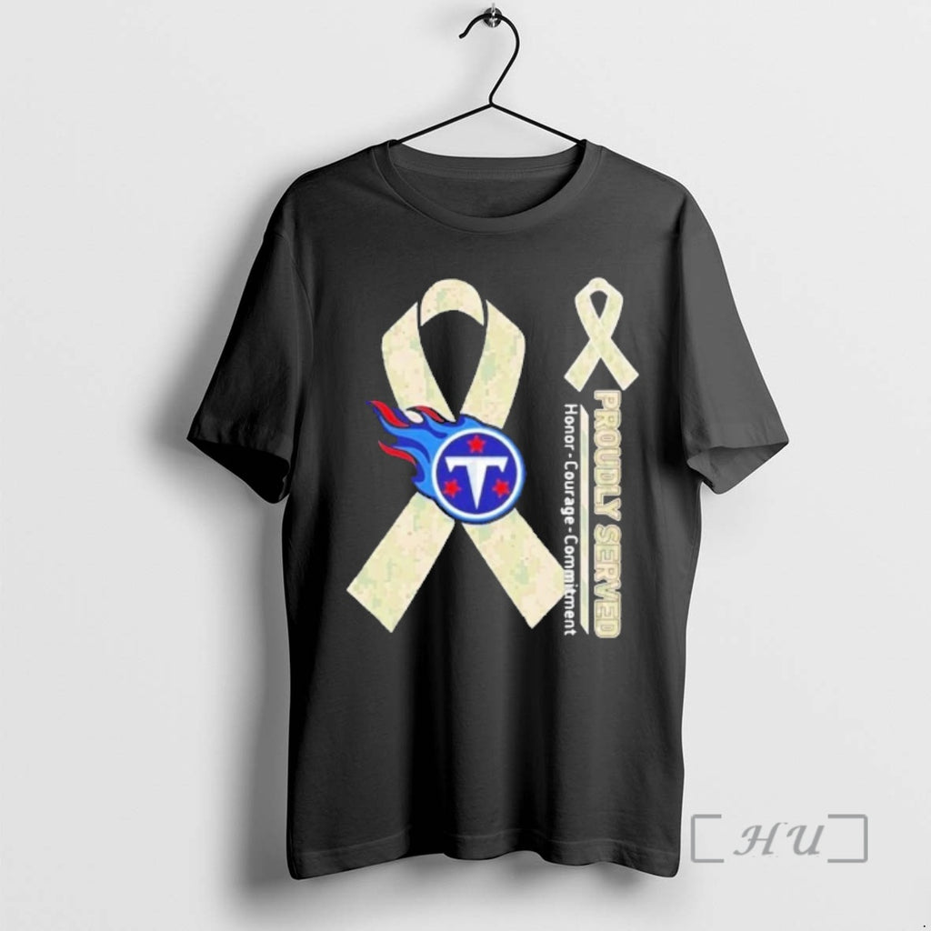 Officials Tennessee Titans Proudly Served Honor Courage Commitment