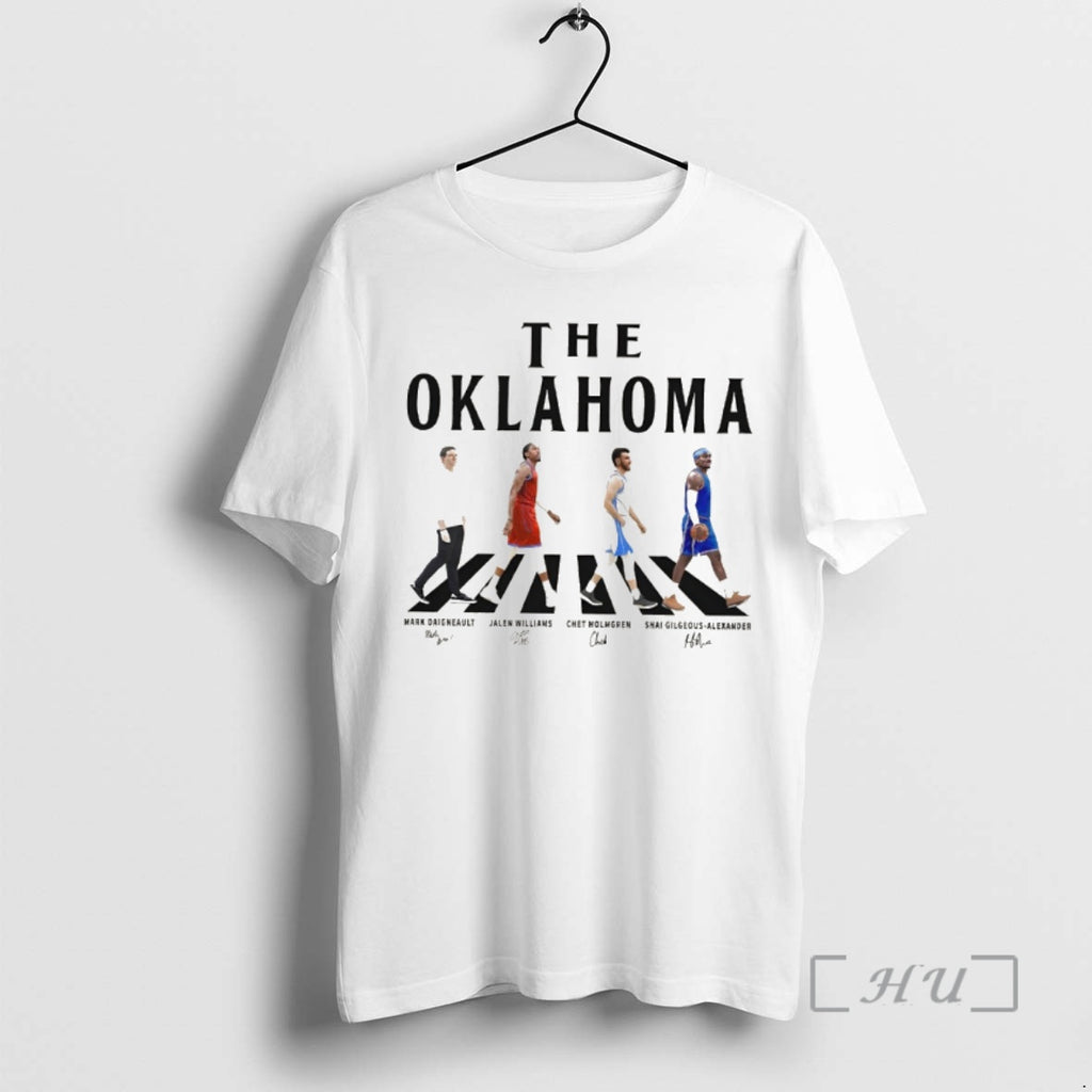 Officials The Oklahoma Walking Signatures Jalen Williams Shai Gilgeous Holmgren