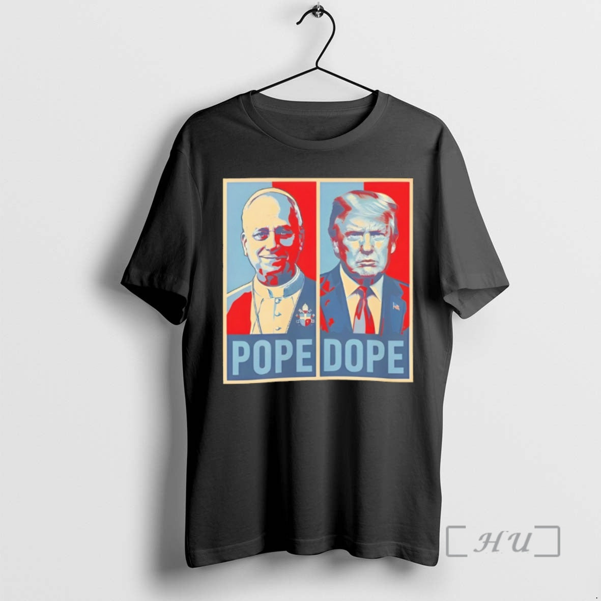 Officials The Pope Vs The Dope Anti Trump Antimaga Statement Graphic Premium T Shirts Sweater