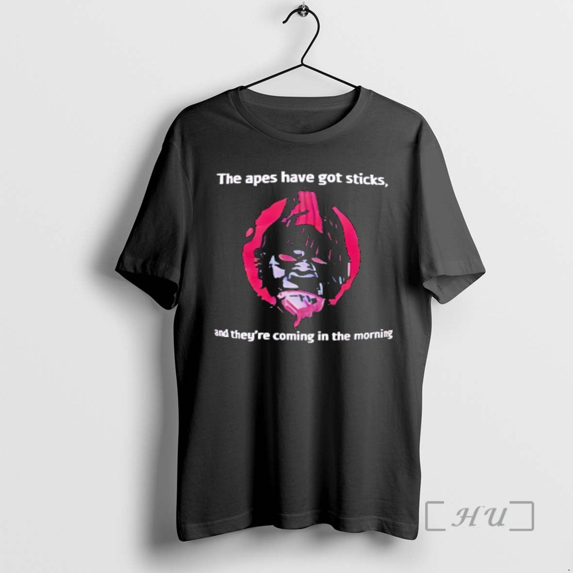 Officials The Apes Have Got Sticks And Theyre Coming In The Morning Premium T Shirts