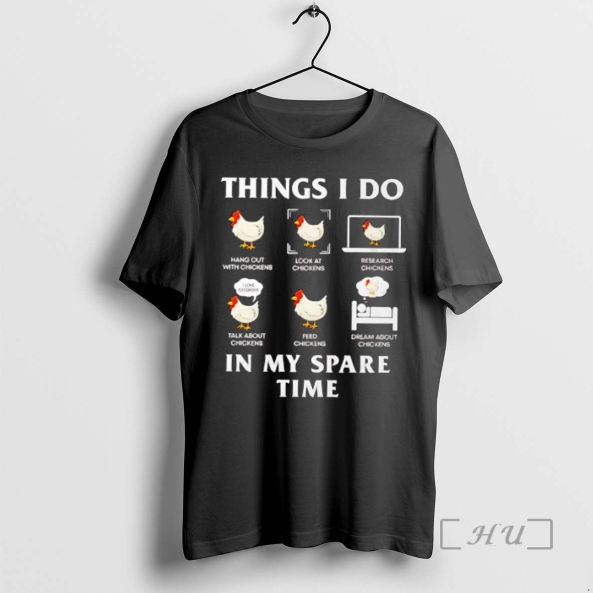 Officials Things I Do In My Spare Time Chicken Lover Funny Premium T Shirts Sweater