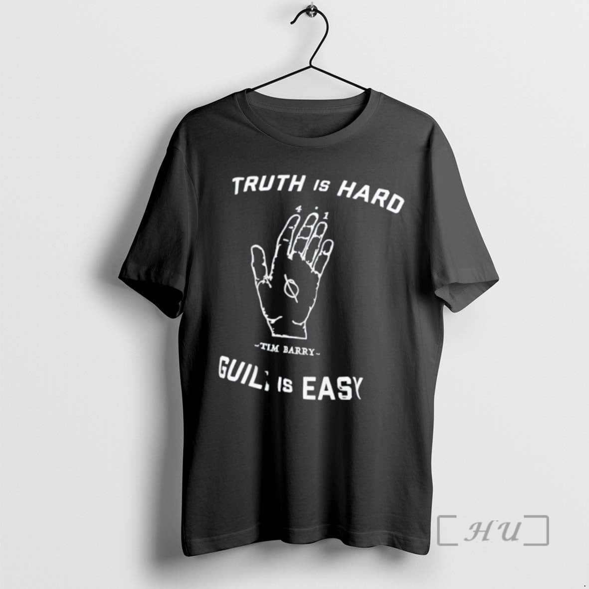 Officials Tim Barry Truth Is Hard Guilt Is Easy Graphic