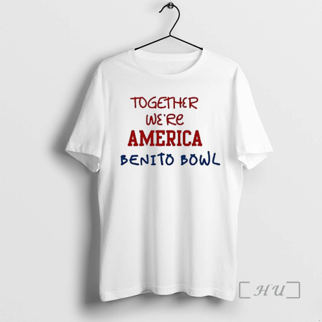 Officials Together Were America Benito Bowl Red White Blue