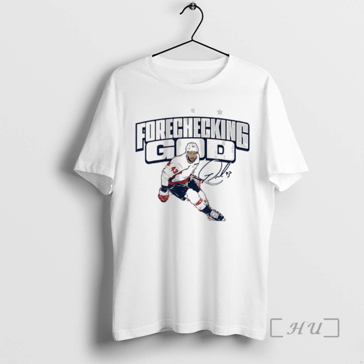 Officials Tom Wilson Washington Capitals Forechecking God Signature
