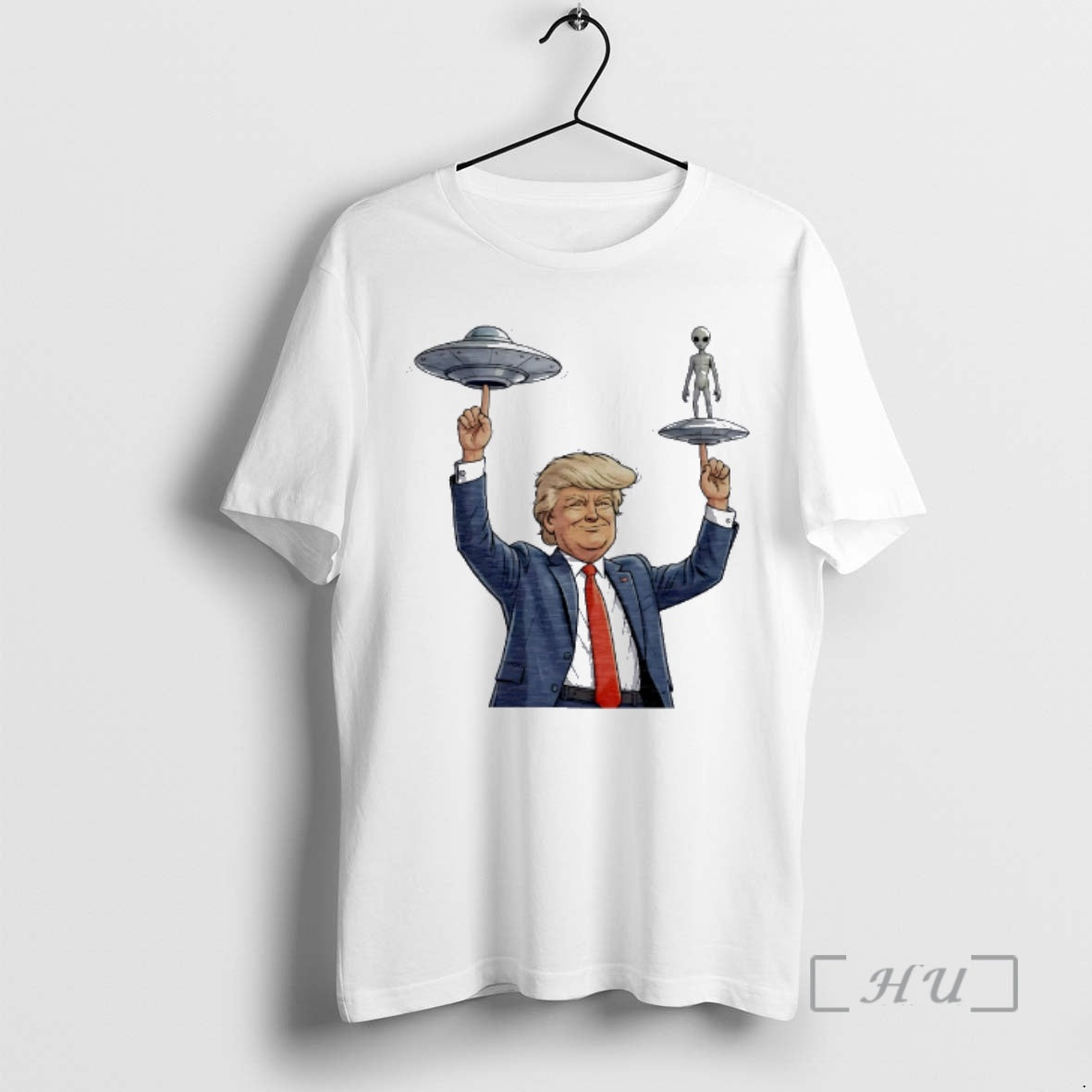 Officials Trump Alien Spinner Trump Ufo Balancing Act Graphic