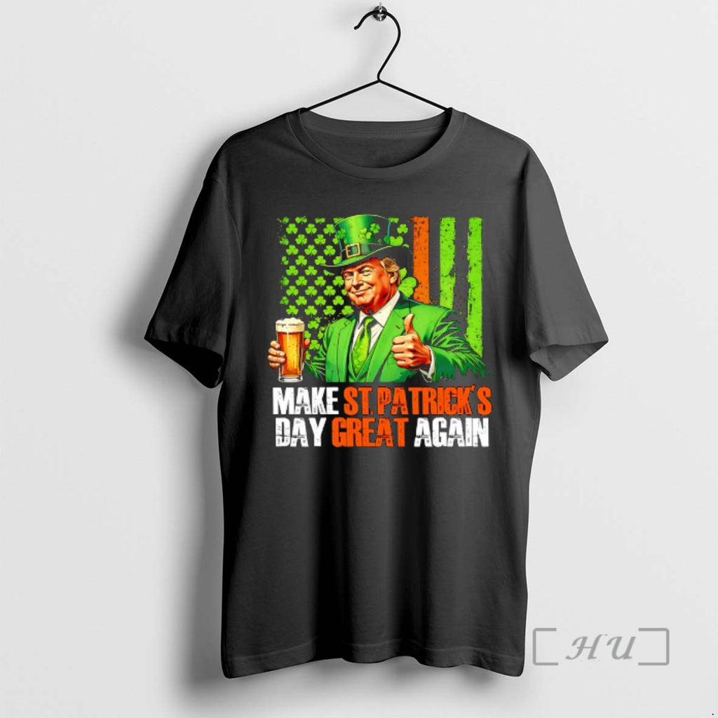 Officials Trump Holding Beer Glass Make St