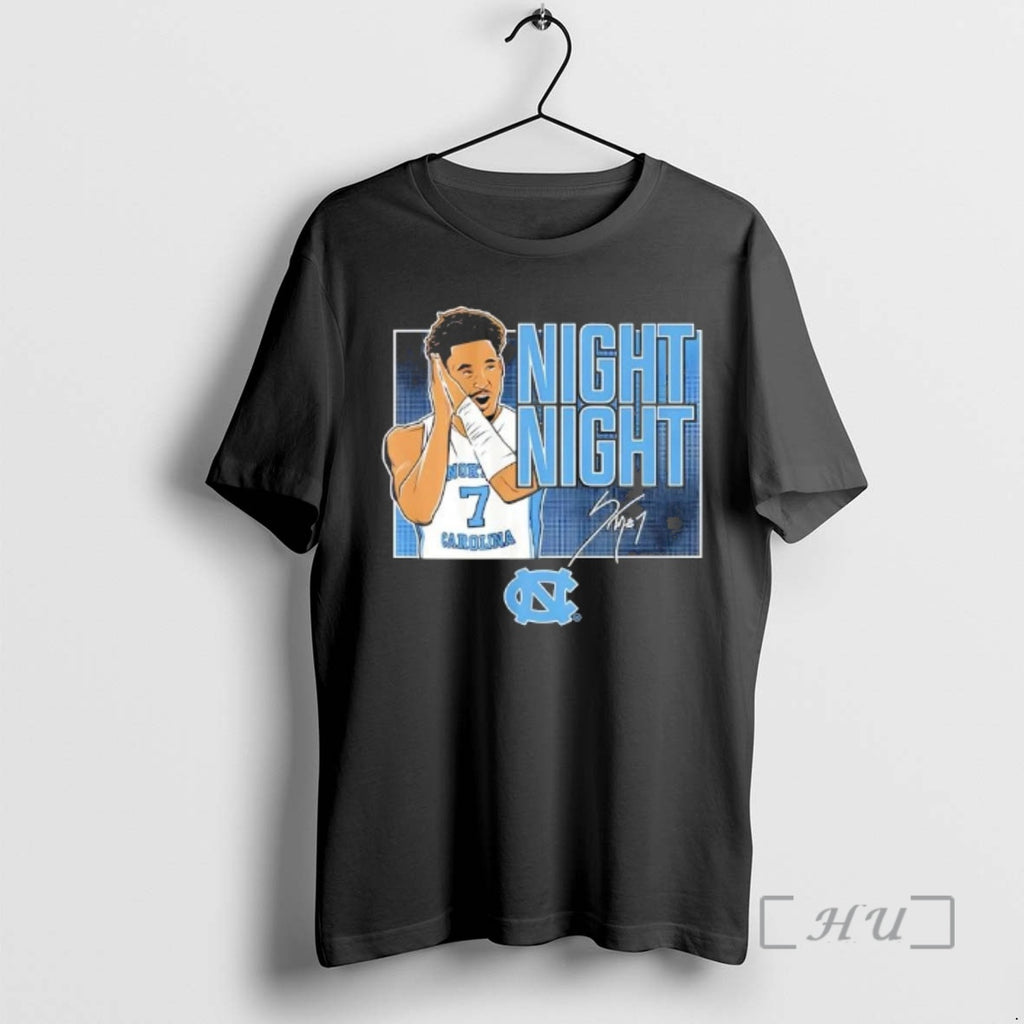 Officials Unc Tar Heels Basketball Seth Trimble Said Night Night Signature Premium T Shirts Sweater