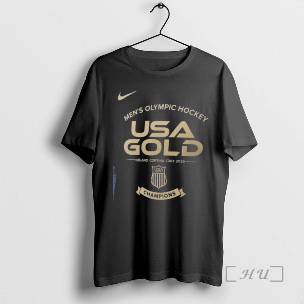 Officials Usa 2026 Mens Olympic Hockey Gold Medal Champions 1