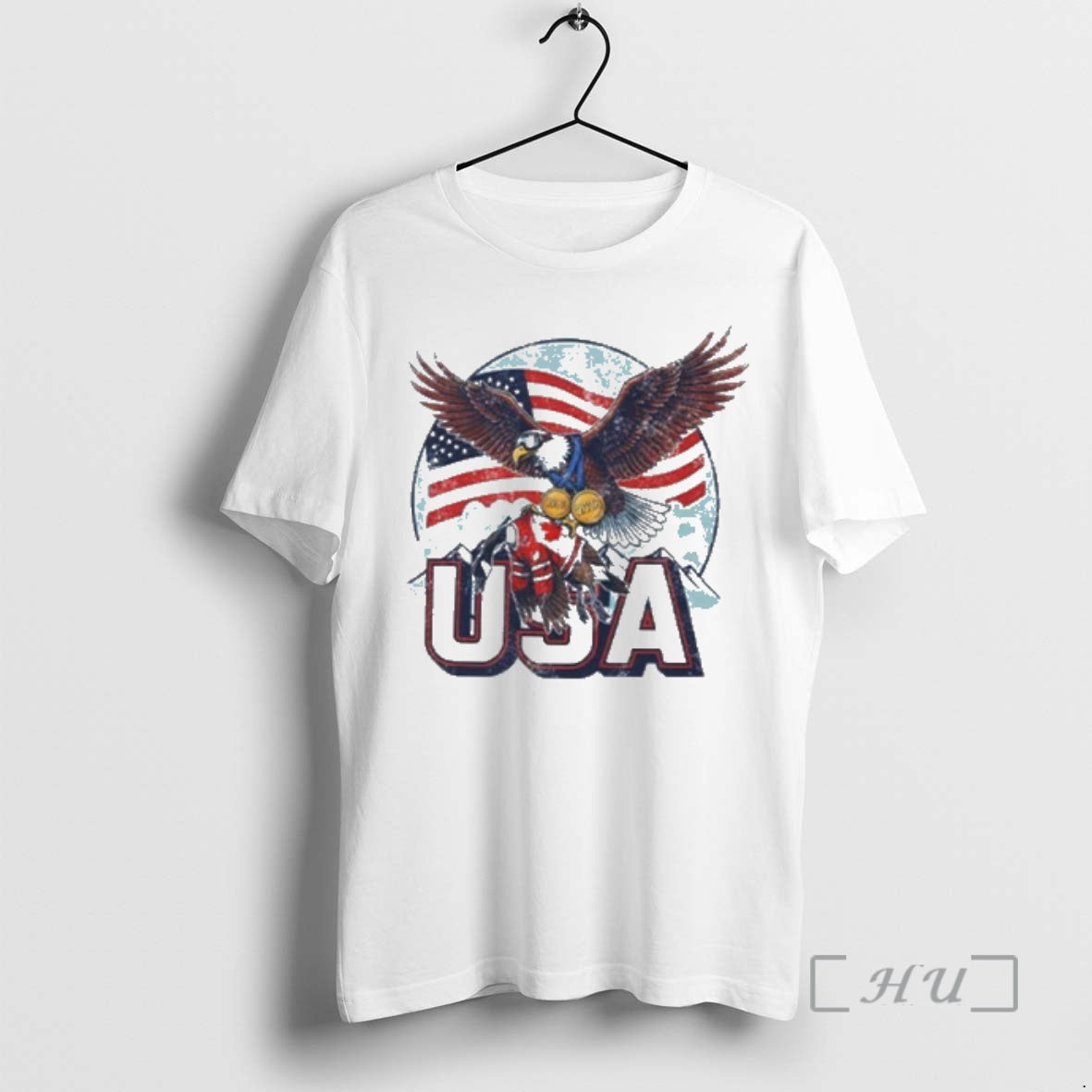 Officials Usa Ice Hockey Eagle Usa Champions 2026 Retro
