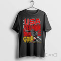 Officials Usa Mens Hockey Team Red White Blue Gold 2026 Milan Premium T Shirts Sweater