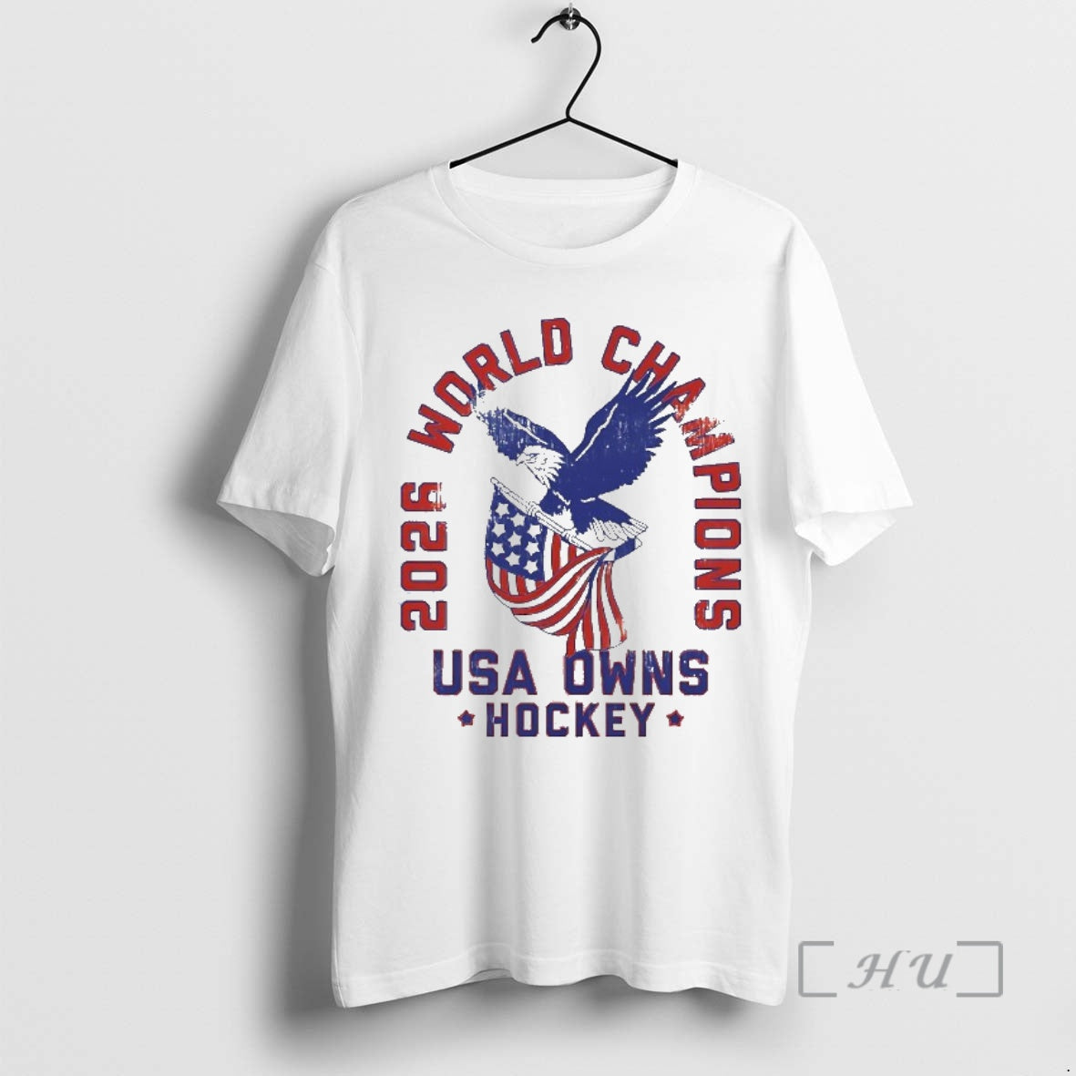 Officials Usa Owns Hockey 2026 World Champions Vintage