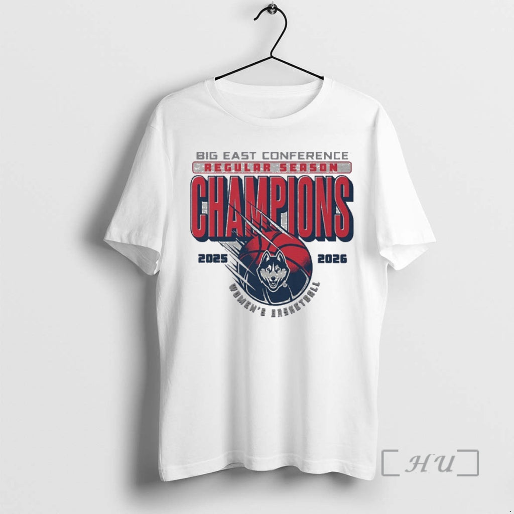 Officials Uconn Huskies Womens Basketball 2026 Big East Regular Season Champions Premium T Shirts Sweater