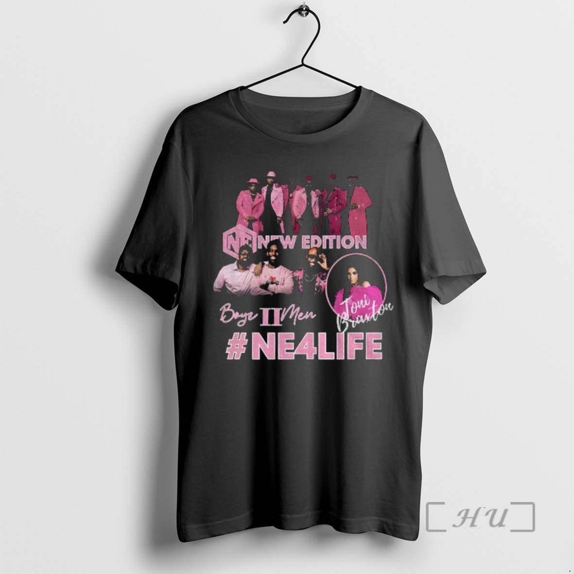 Officials Vintage Comfort Color New Edition Boyz Ii Men Toni Braxton Ne4life Premium T Shirts