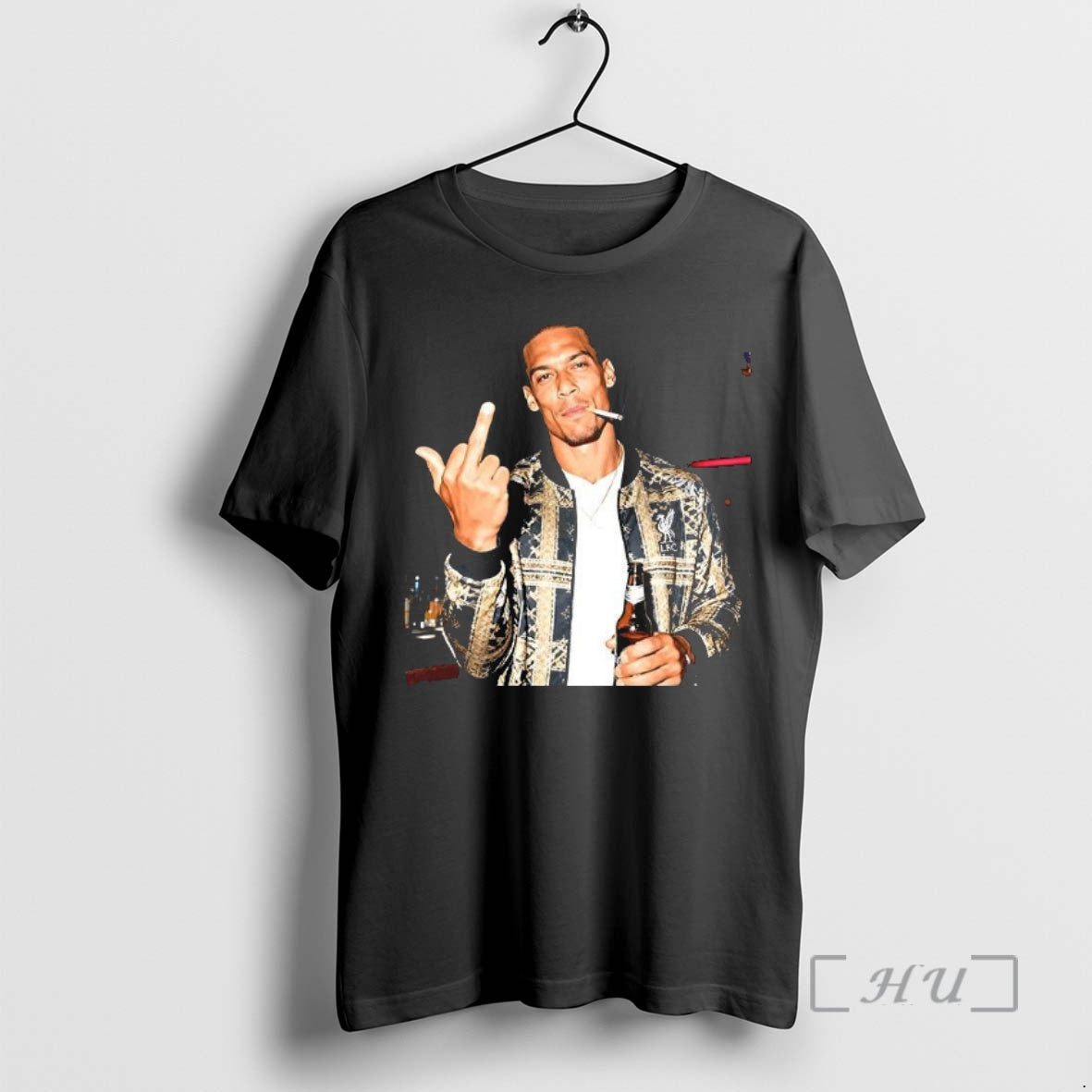 Officials Virgil Van Dijk After Hours Middle Finger Woman