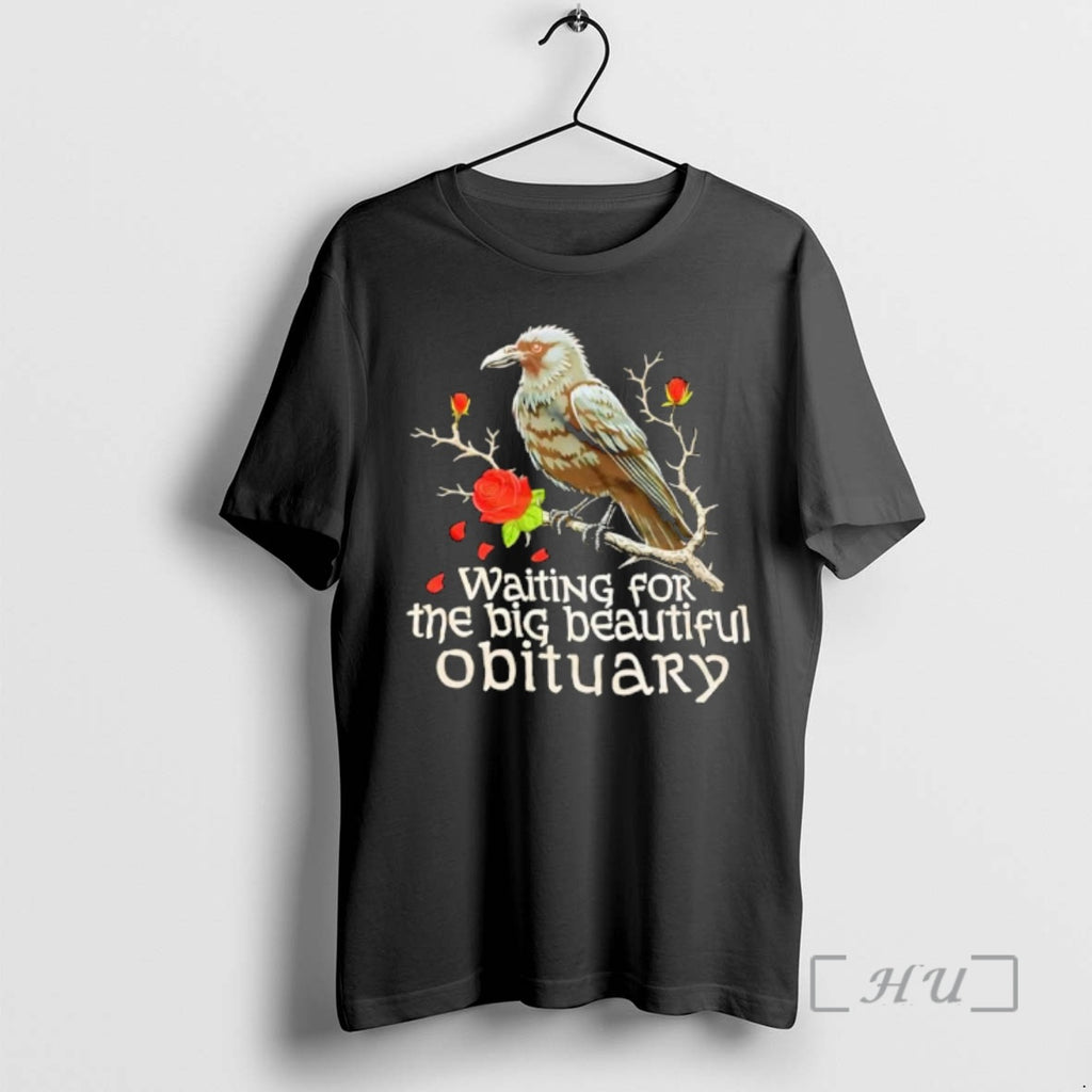 Officials Waiting For The Big Beautiful Obituary Crow And Roses