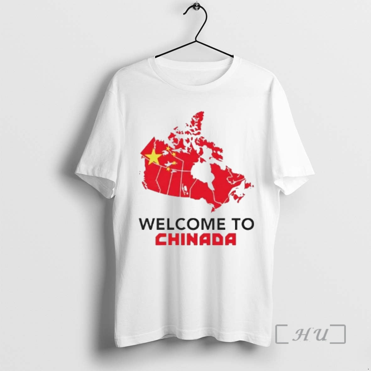 Officials Welcome To Chinada China X Canada Map Tee