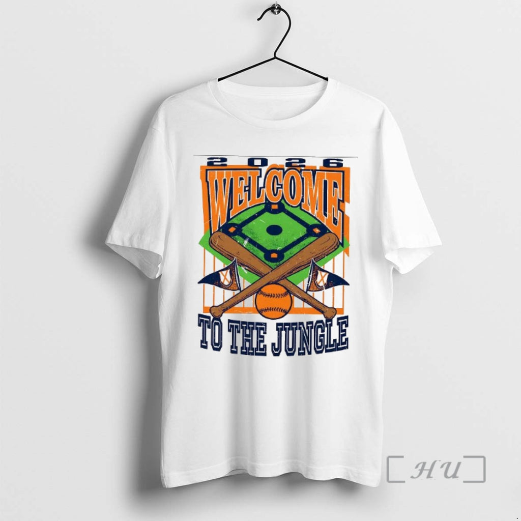 Officials Welcome To The Jungle Baseball 2026 Baseball Field Woman