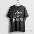 Officials Whos The Enemy Distressed Horror Movie Style Font