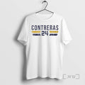 Officials William Contreras 24 Milwaukee Brewers Player Name And Number