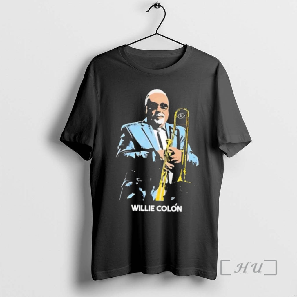 Officials Willie Colon Salsa Musician Playing Trombone