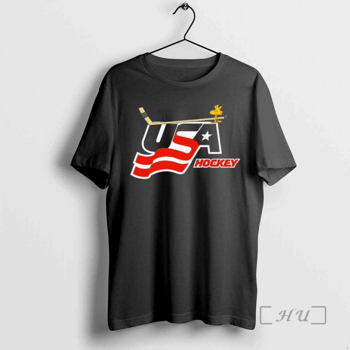 Officials Woodstock Holding Hockey Stick Usa Hockey