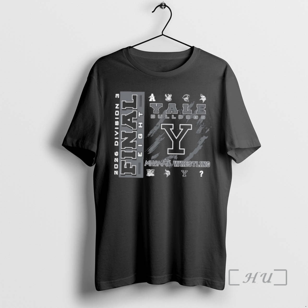 Officials Yale Bulldogs 2026 Mhsaa Team Wrestling Final 8 Division 3 Premium T Shirts Sweater
