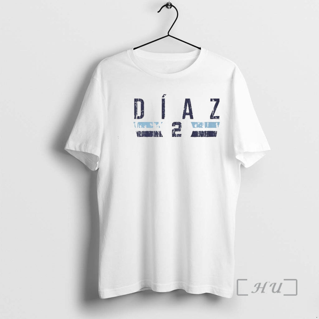 Officials Yandy Diaz 2 Tampa Bay Rays Baseball Player Name And Number Premium T Shirts