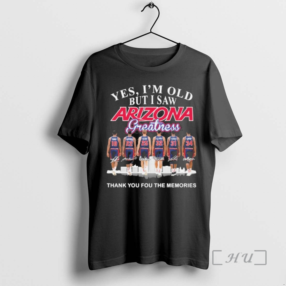 Officials Yes Im Old But I Saw Arizona Wildcats Basketball Greatness Premium T Shirts Sweater