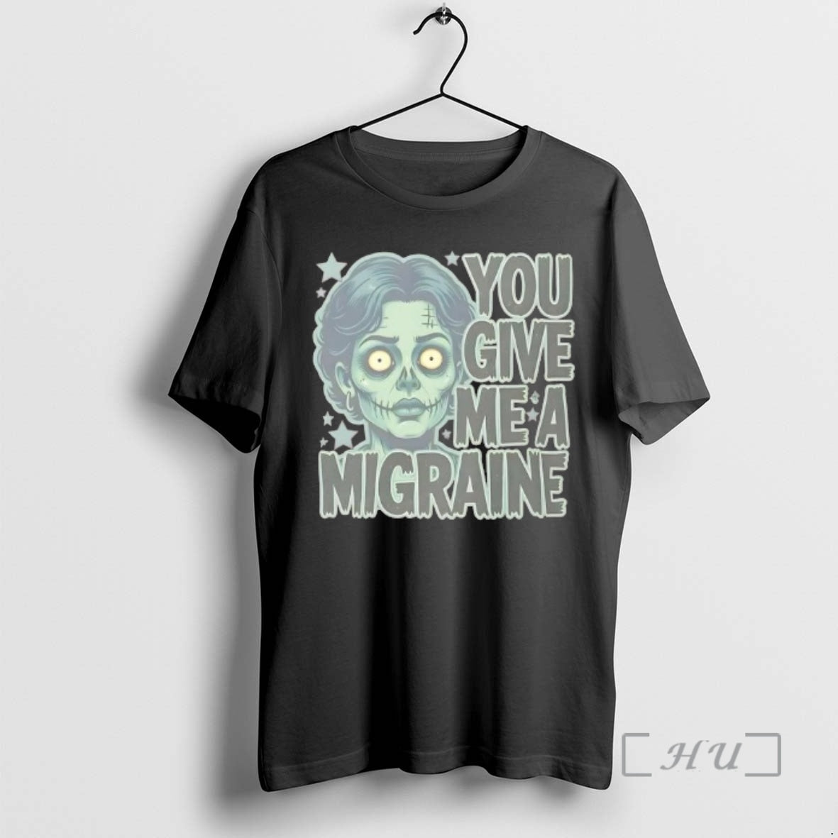 Officials You Give Me A Migraine Zombie Graphic