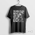 Officials You Grew Up With Bandaid I Grew Up Cut It Off Premium T Shirts