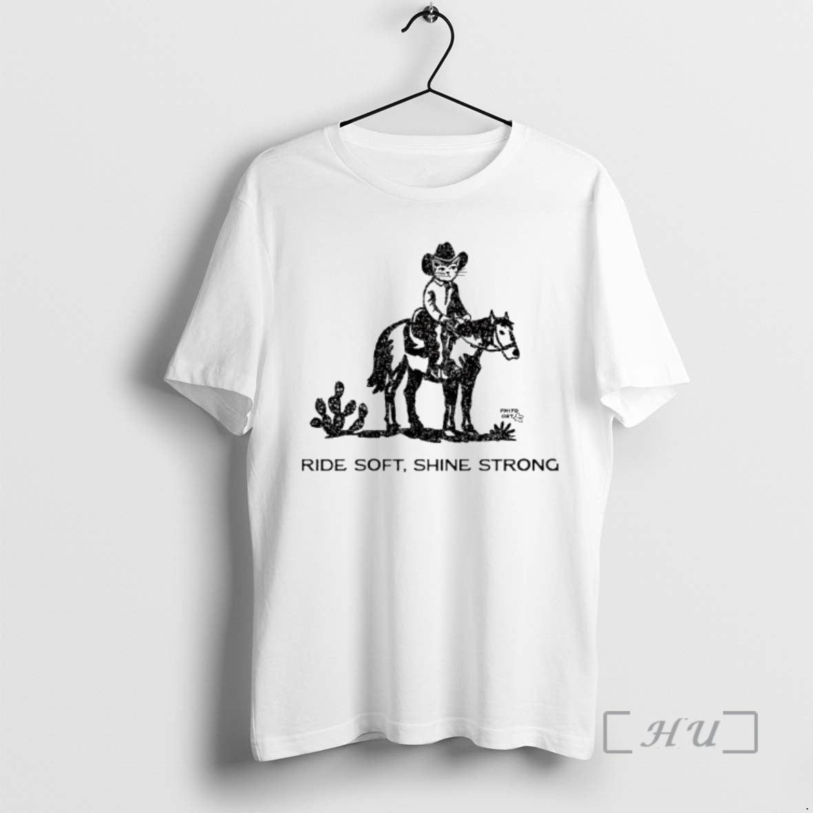 Officials N77vtzoy Cowboy Cat Riding Horse Ride Soft Shine Strong