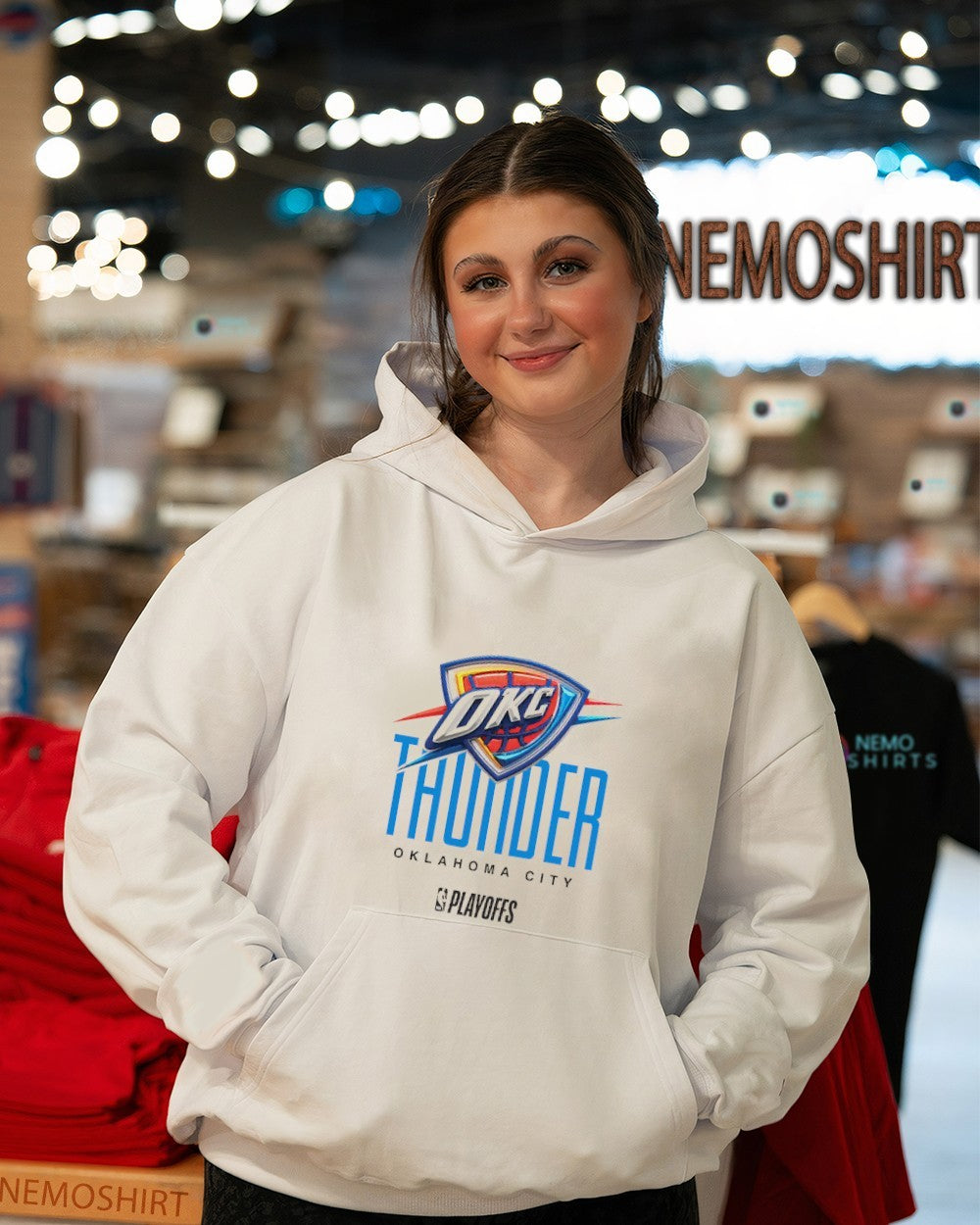 OKC Thunder 2026 NBA playoffs logo shirt